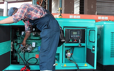 Проверка дизельного генератора перед отправкой клиенту